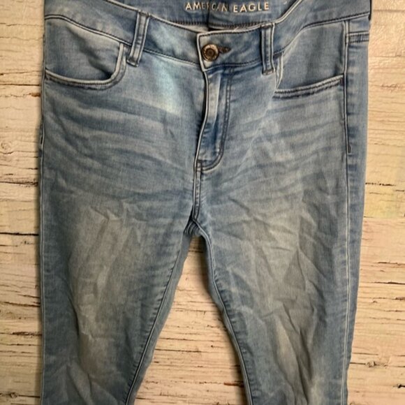 American eagle jegging size 10 skinny jeans - Picture 2 of 10